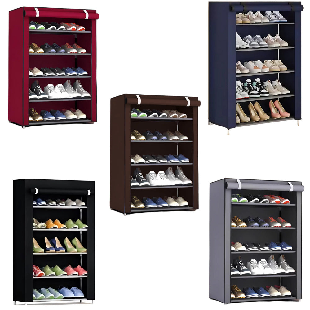 Sapateira Organizador de Prateleiras para Sapatos e Objetos Suporta 24 Pares NOVEVE