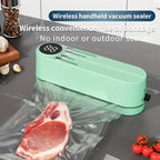 Kolzp Compact Vacuum Sealer Kit, USB Rechargeable with Digital Display - Fast Sealing, Includes Pump and Airtight Bags, Ideal for Preserving Food, Snacks, Meats, Fruits, Vegetables