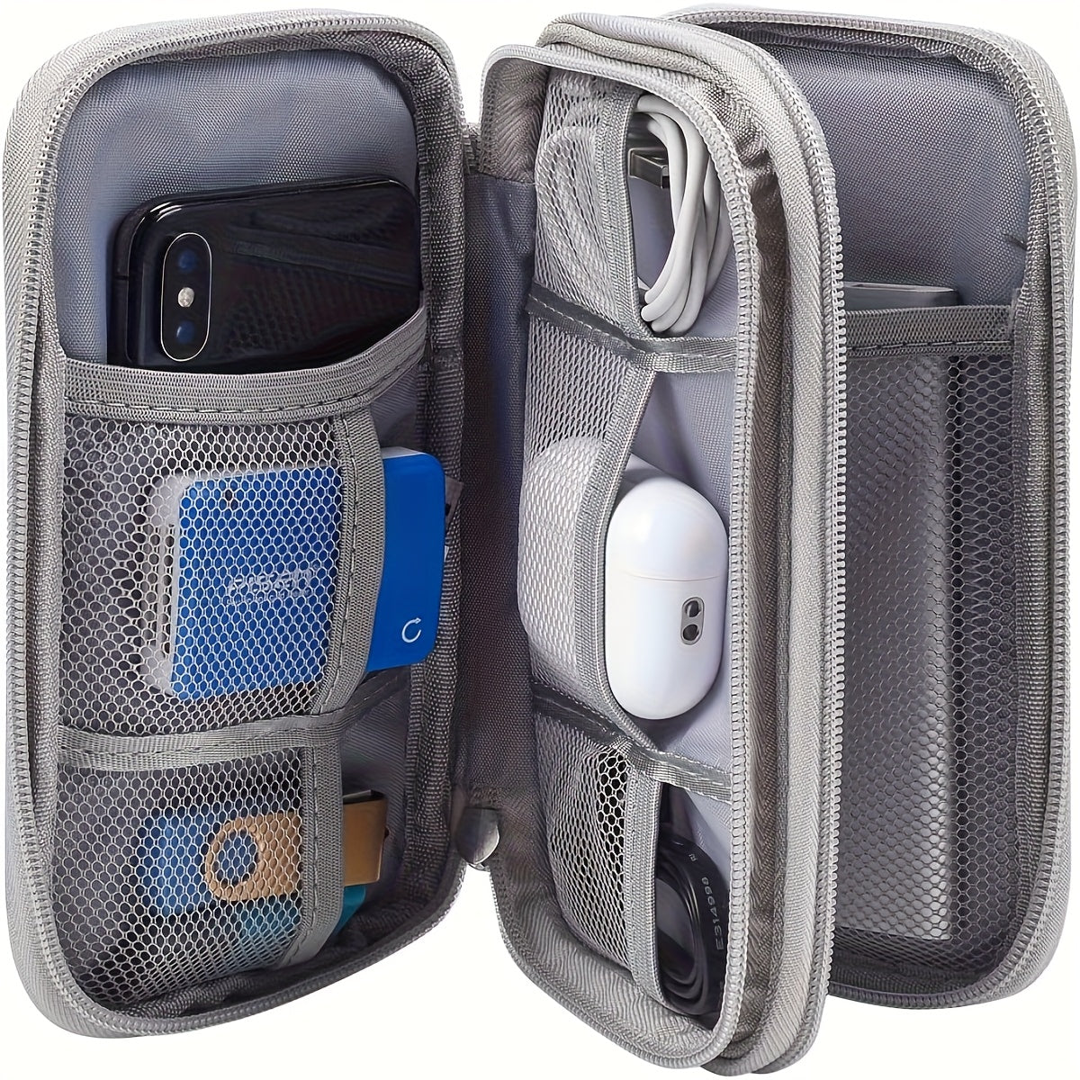 Packaging Organizers, Three Colors Available, Durable Polyester Portable Cable Organizer Bag